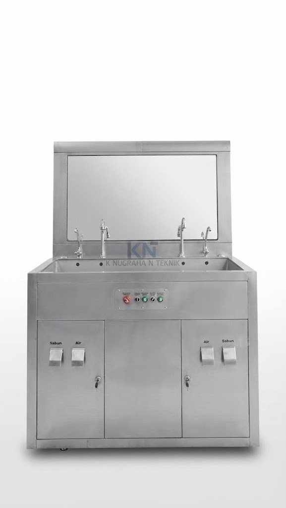 Scrubber stainless steel untuk filtrasi gas industri buatan K Nugraha N Teknik